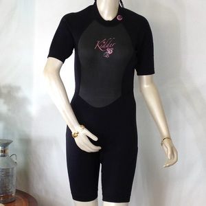 Kidder Black Ladies Wetsuit Stretchy Neoprene